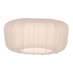 Booglamp Vela Lino 4762CA cacao met beige-crème textiel kap
