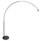 Booglamp Sparkled Light 4765CA cacao met luxe goudkleurige velours kap