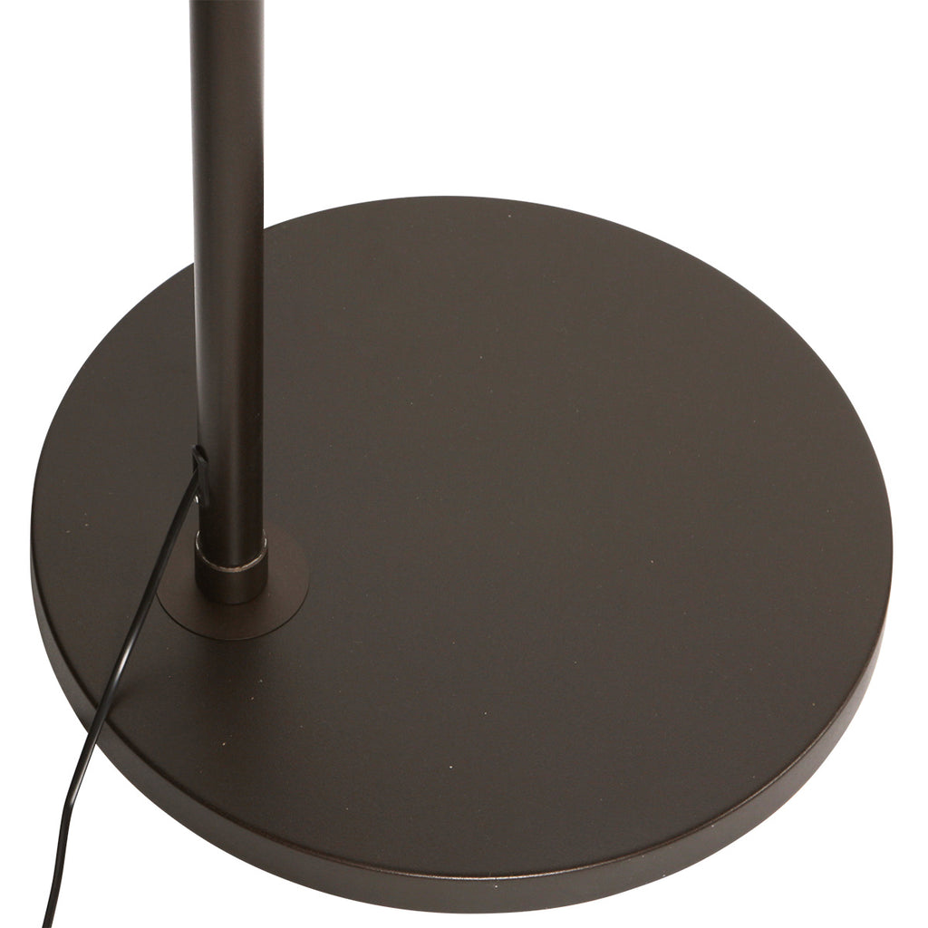 Booglamp Sparkled Light 4765CA cacao met luxe goudkleurige velours kap