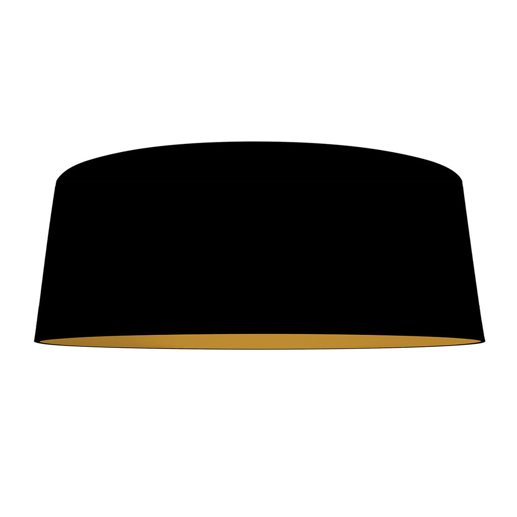 Booglamp Luma Dark 4770CA cacao met zwart linnen kap warm chic