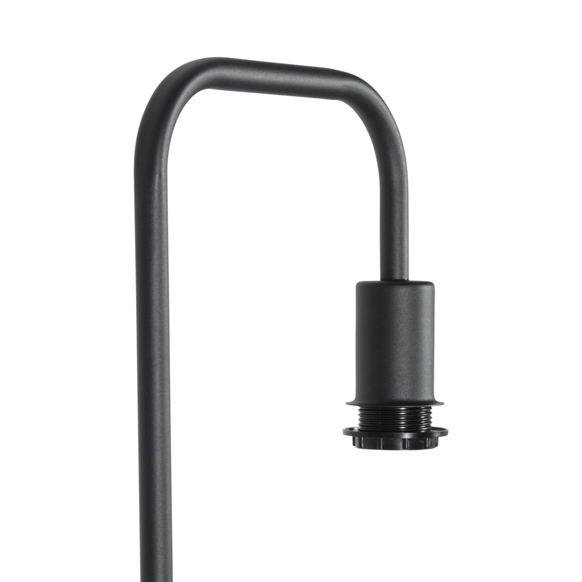 Vloerlamp Stang 4781ZW zwart met blauwe velours kap