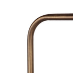 Vloerlamp Stang 4785BR bronskleurig met goud/geel velours kap
