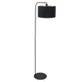 Vloerlamp Stang 4791ZW met zwart linnen kap