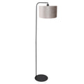 Vloerlamp Stang 4792ZW met grijze velours kap