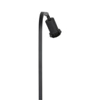 Vloerlamp Stang 4794ZW met grof wit linnen kap
