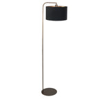 Vloerlamp Stang 4800BR met zwart linnen kap