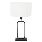 Tafellamp Stang 4809ZW met witte linnen kap voor sfeerlicht