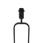 Tafellamp Stang 4812ZW met blauwe velours kap voor sfeerlicht