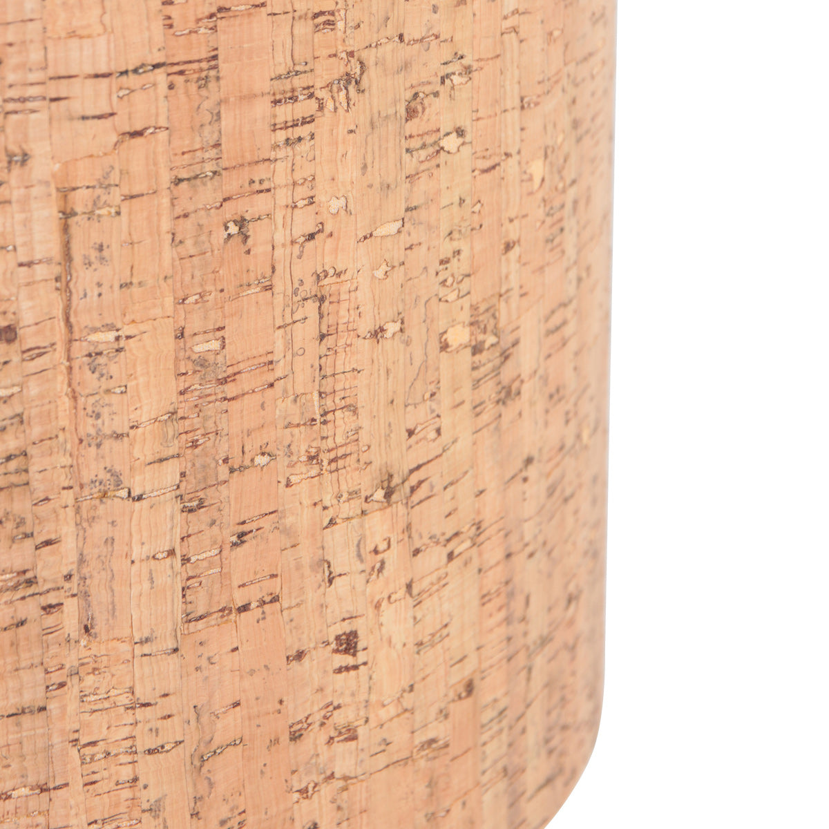 Vloerlamp Stang 4819ZW - zwart armatuur met beige kurk kap