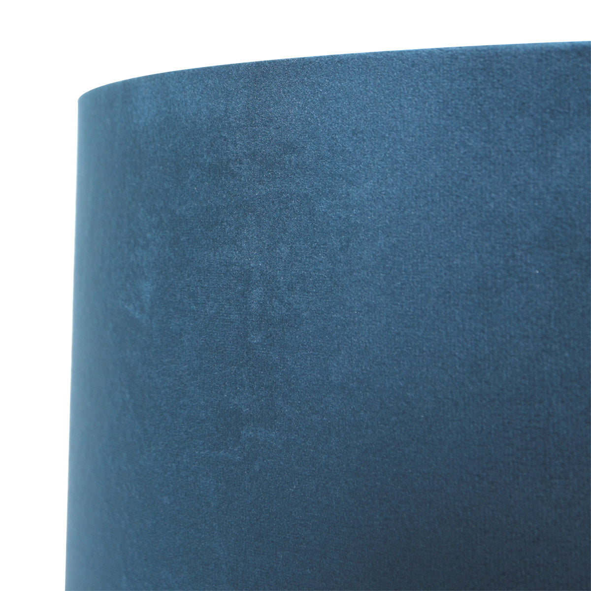 Vloerlamp Stang 4839ZW met leeslicht en blauwe velours kap