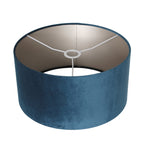 Vloerlamp Stang 4839ZW met leeslicht en blauwe velours kap