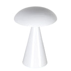 Tafellamp Mush 4856W - glanzend witte oplaadbare sfeermaker