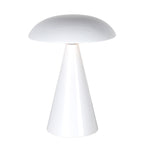 Tafellamp Mush 4856W - glanzend witte oplaadbare sfeermaker