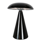 Tafellamp Mush 4856ZW - glanzende zwarte oplaadbare sfeerlamp