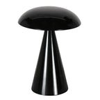 Tafellamp Mush 4856ZW - glanzende zwarte oplaadbare sfeerlamp