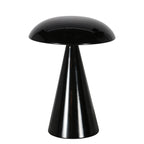 Tafellamp Mush 4856ZW - glanzende zwarte oplaadbare sfeerlamp
