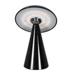 Tafellamp Mush 4856ZW - glanzende zwarte oplaadbare sfeerlamp