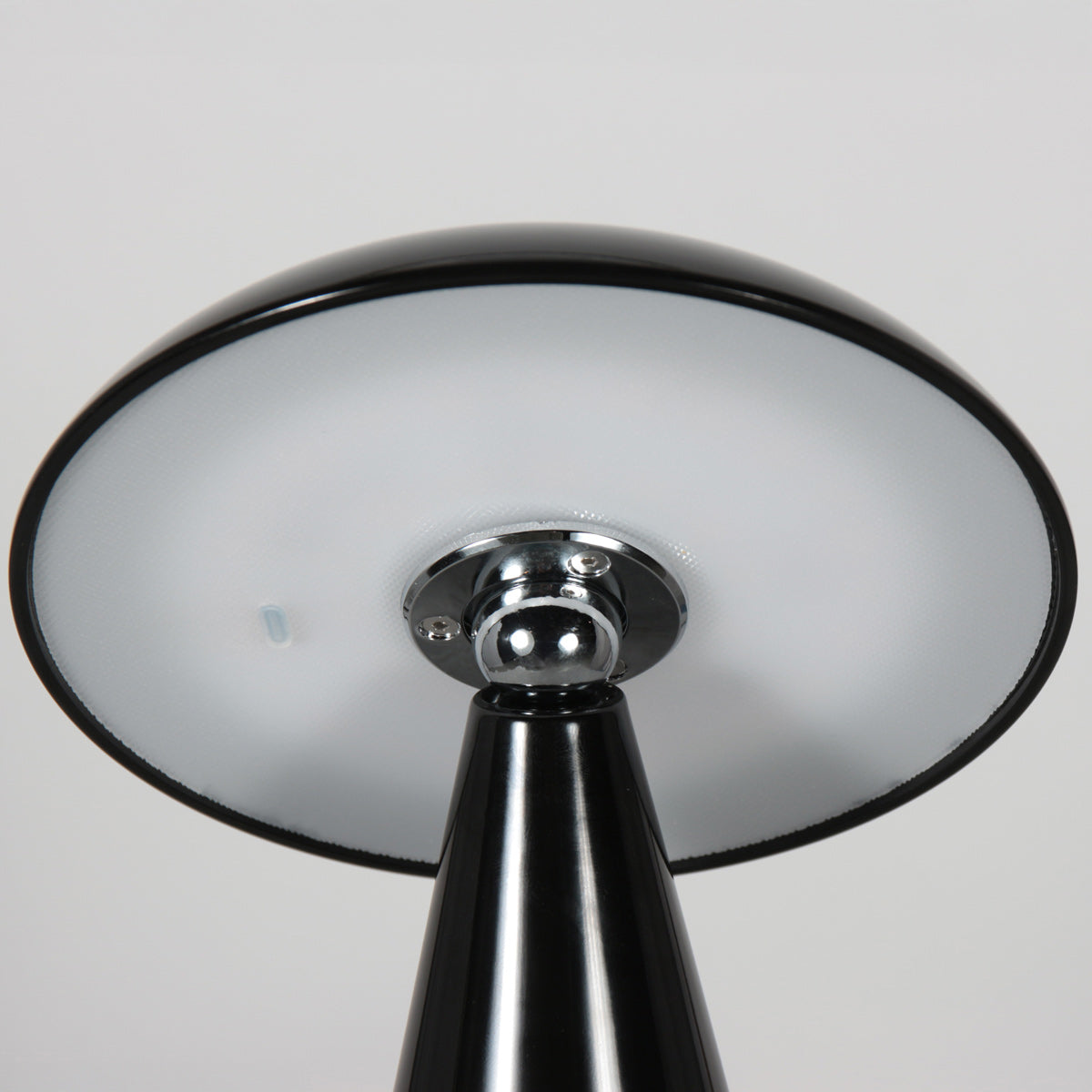 Tafellamp Mush 4856ZW - glanzende zwarte oplaadbare sfeerlamp