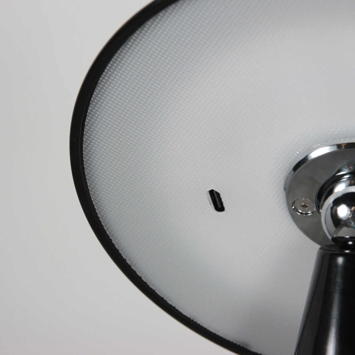 Tafellamp Mush 4856ZW - glanzende zwarte oplaadbare sfeerlamp