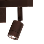 Wandlamp Stang 4870CA met gouden velours kap en leeslicht