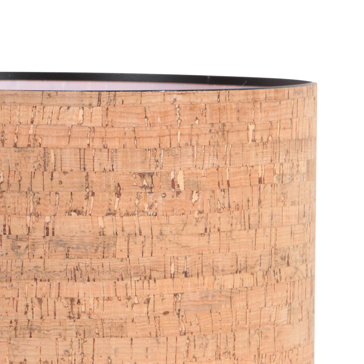 Cacao vloerlamp Stang 4874CA met schakelaar en beige kurkstructuur kap