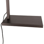 Cacao vloerlamp Stang 4874CA met schakelaar en beige kurkstructuur kap