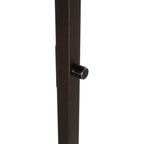 Cacao vloerlamp Stang 4874CA met schakelaar en beige kurkstructuur kap