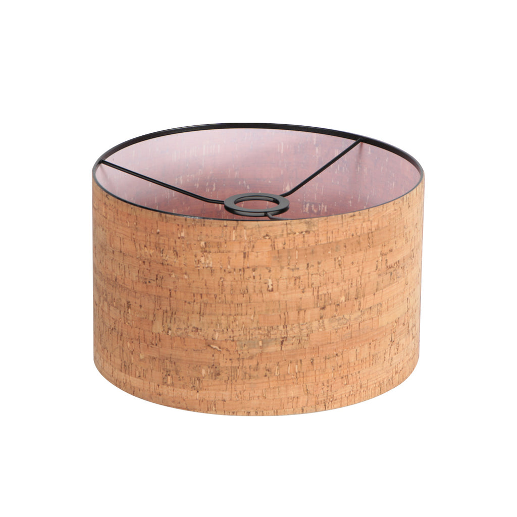 Cacao vloerlamp Stang 4874CA met schakelaar en beige kurkstructuur kap
