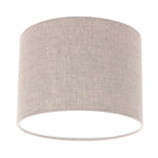 Wandlamp Stang 4892BR met grijze linnen kap en leeslicht
