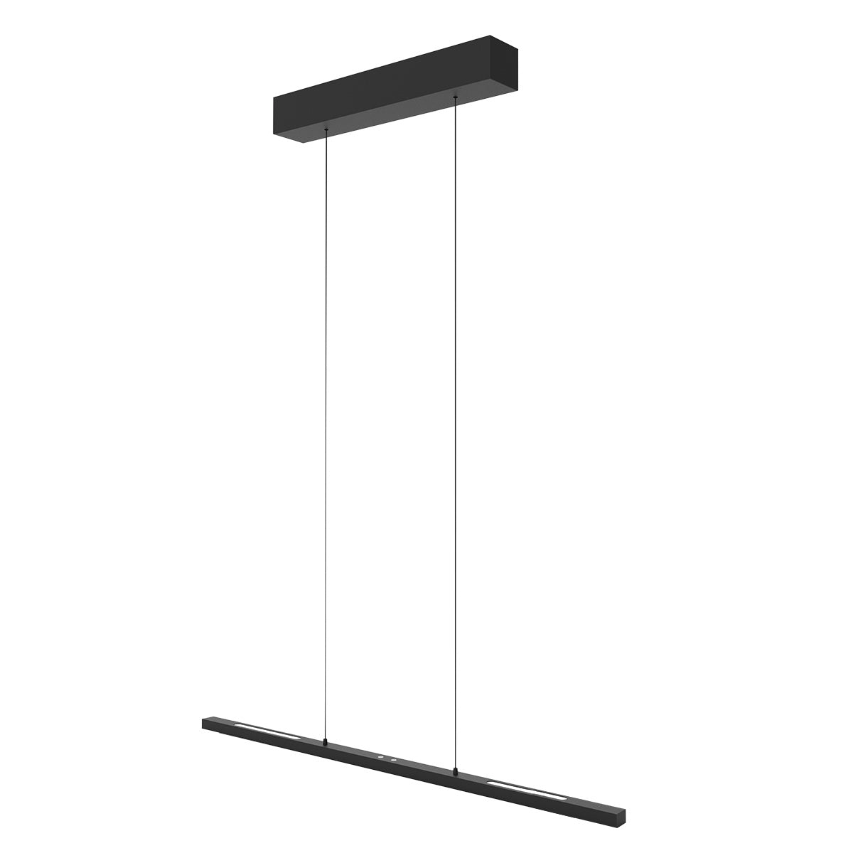 Hanglamp Bande 4906ZW zwarte hanglamp met cable lift 80cm breed