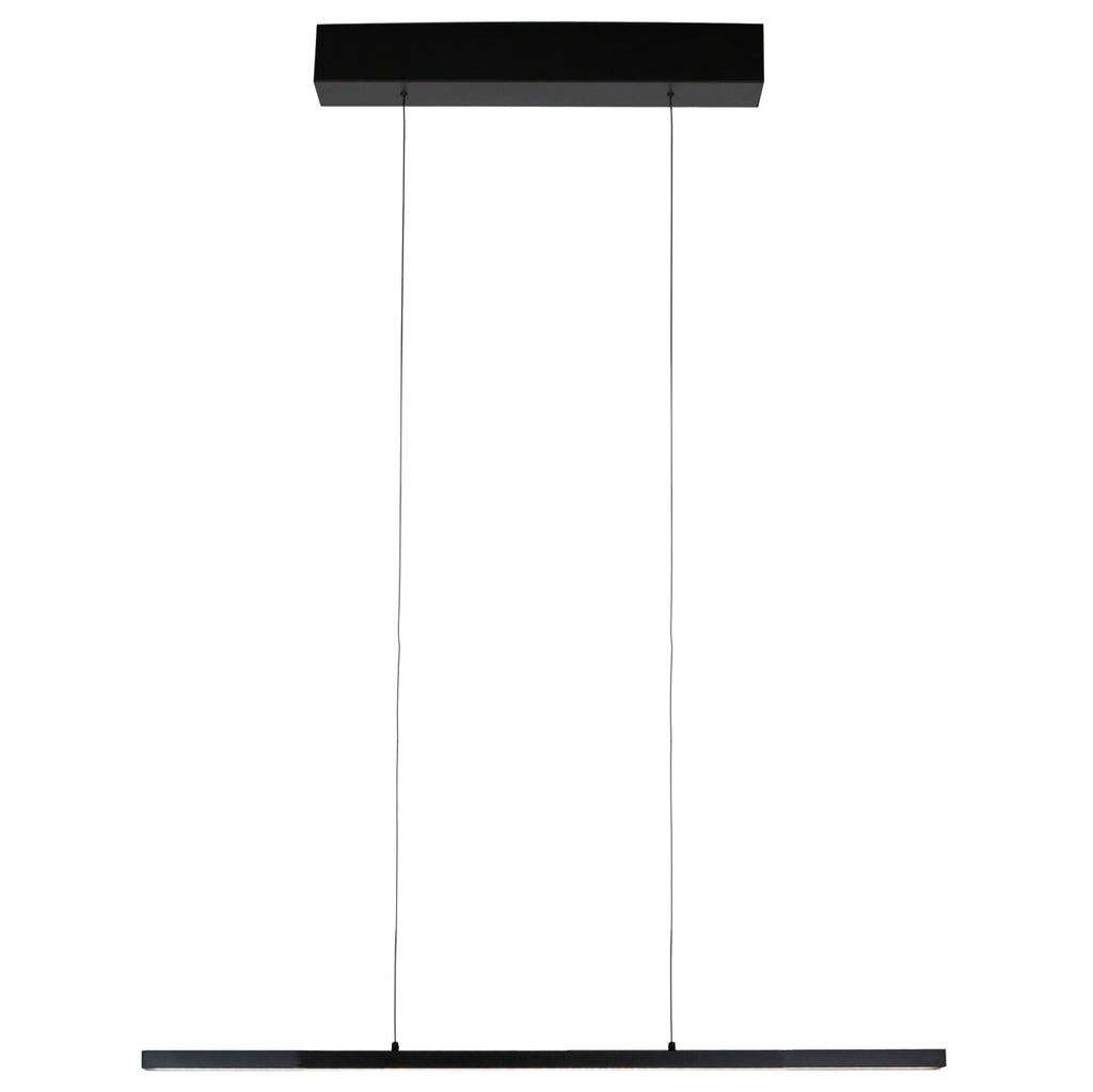 Hanglamp Bande 4906ZW zwarte hanglamp met cable lift 80cm breed