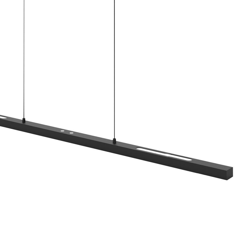 Hanglamp Bande 4906ZW zwarte hanglamp met cable lift 80cm breed