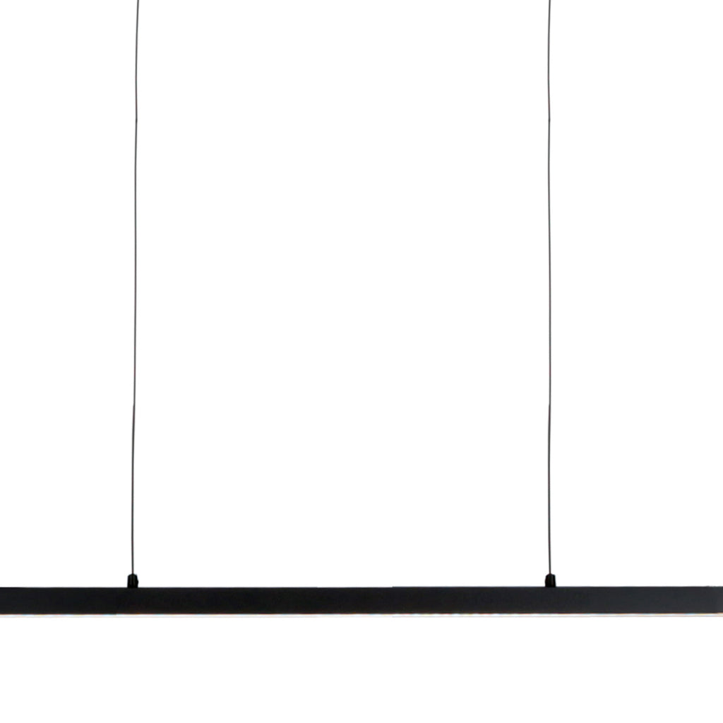 Hanglamp Bande 4906ZW zwarte hanglamp met cable lift 80cm breed
