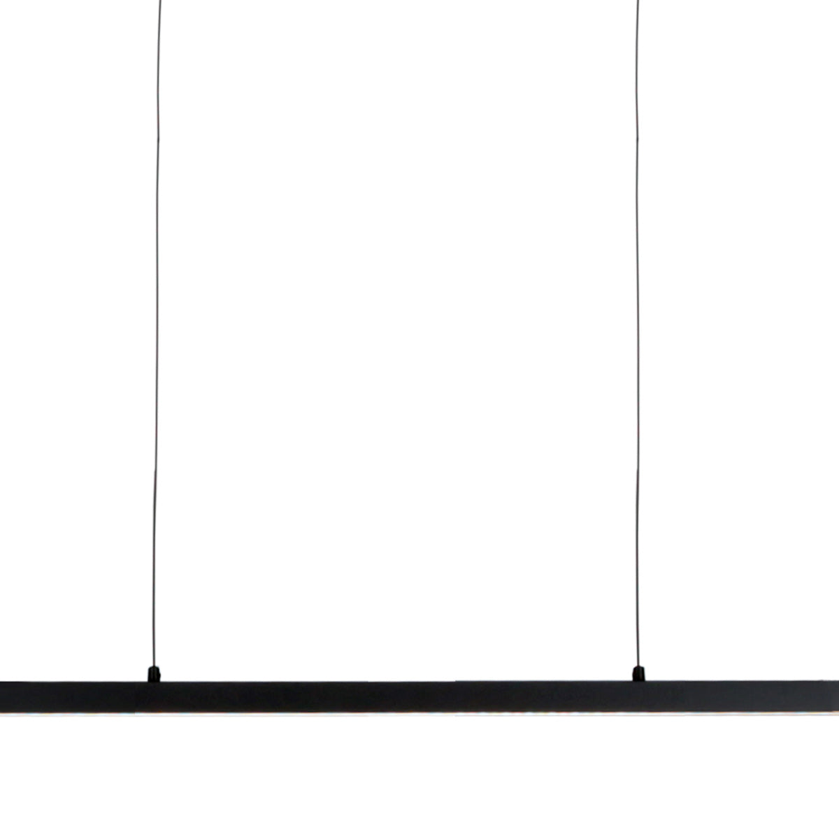 Hanglamp Bande 4906ZW zwarte hanglamp met cable lift 80cm breed