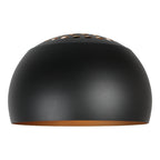 Wandlamp Globe Black 4909ZW booglamp zwart/goud E27