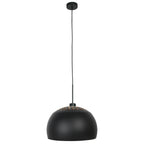 Hanglamp Globe Black 4913ZW zwart/goud Ø40 sfeervolle pendel