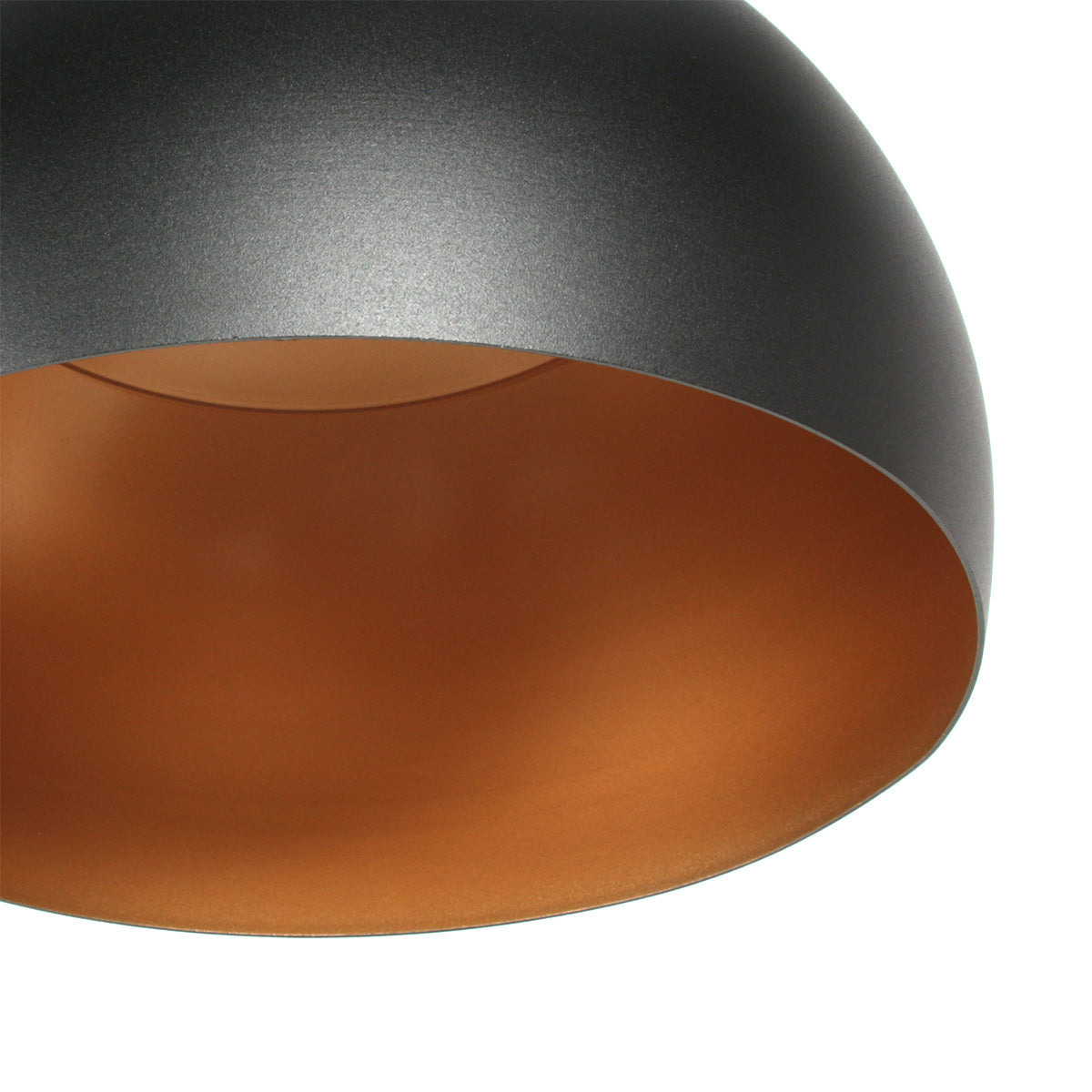 Hanglamp Globe Black 4913ZW zwart/goud Ø40 sfeervolle pendel