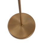 Bronskleurige vloerlamp Bella 5894BR met crème kleurige linnen kap
