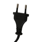 Staalkleurige vloerlamp Bella 5894ST met wit linnen kap