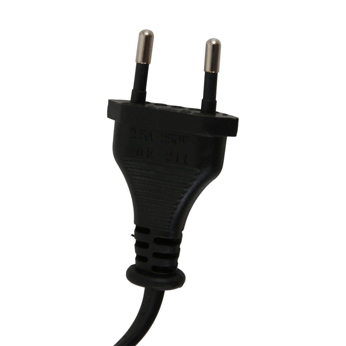 Staalkleurige vloerlamp Bella 5894ST met wit linnen kap
