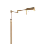 Bronskleurige vloerlamp Karl 5895BR met dimmer en in hoogte verstelbaar
