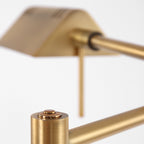 Bronskleurige vloerlamp Karl 5895BR met dimmer en in hoogte verstelbaar