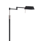 Zwarte vloerlamp Karl 5895ZW met dimmer en in hoogte verstelbaar