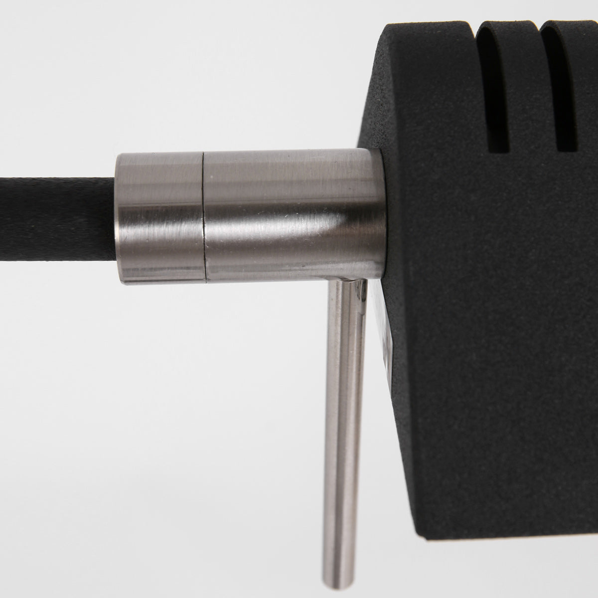 Zwarte vloerlamp Karl 5895ZW met dimmer en in hoogte verstelbaar