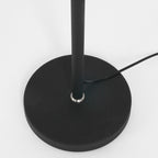 Zwarte vloerlamp Karl 5895ZW met dimmer en in hoogte verstelbaar