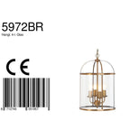 Hanglamp Pimpernel 5972BR Brons