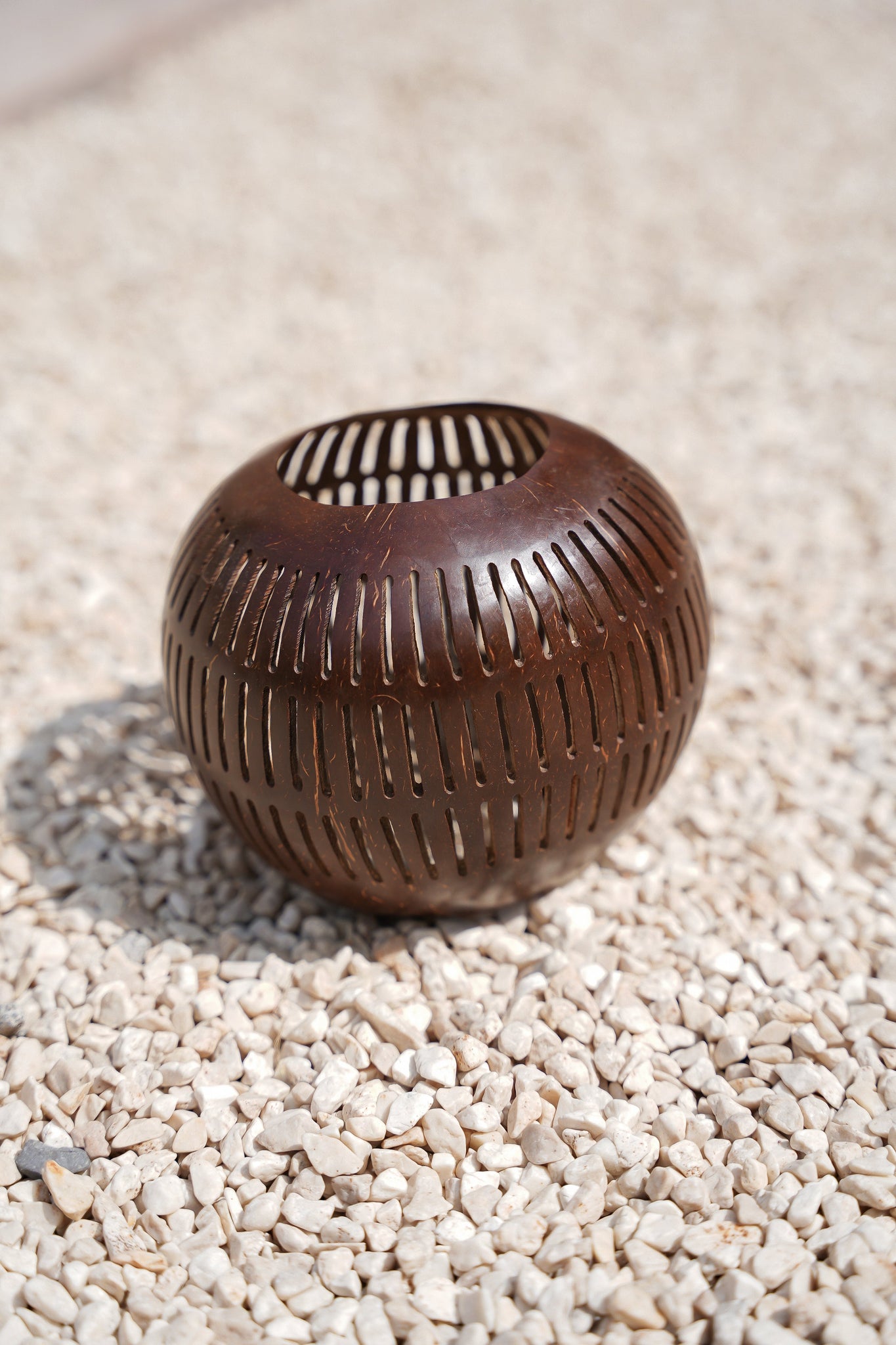 Kokosnoot kaarshouder - The Coconut Stripe - Dark