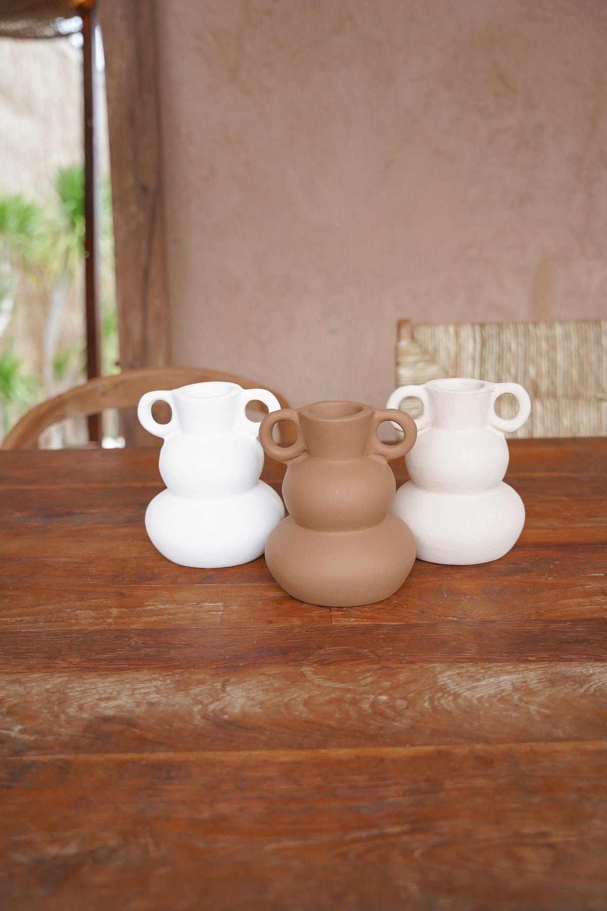 Terracotta Vaas - The Bola Bola - Bruin