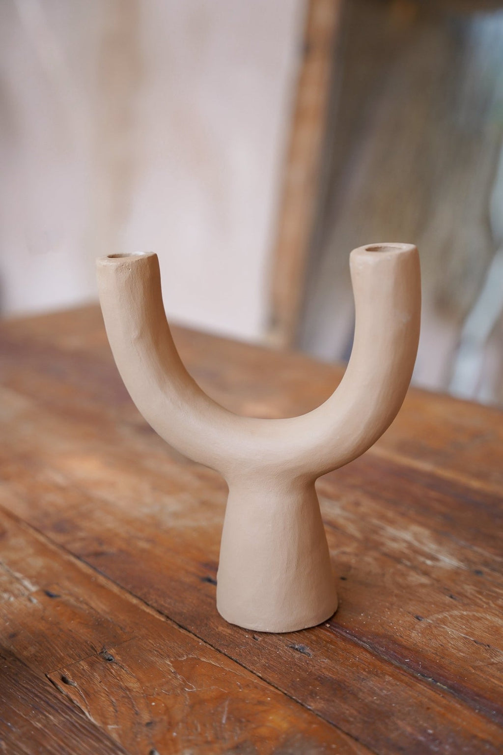 Bruine Kandelaar - Terracotta - The Pohon