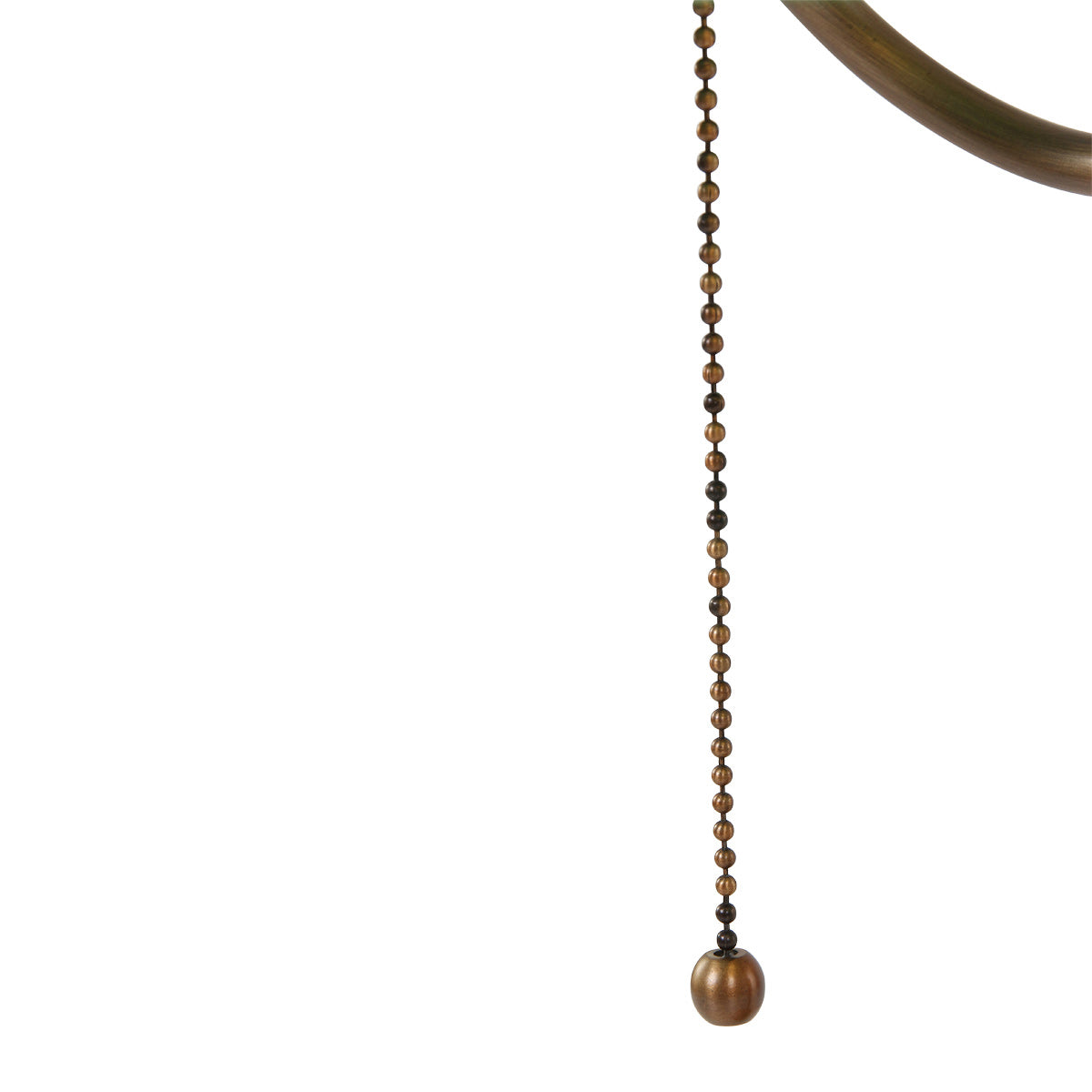 Tafellamp Ancilla 6185BR bronzen notarislamp met trekschakelaar